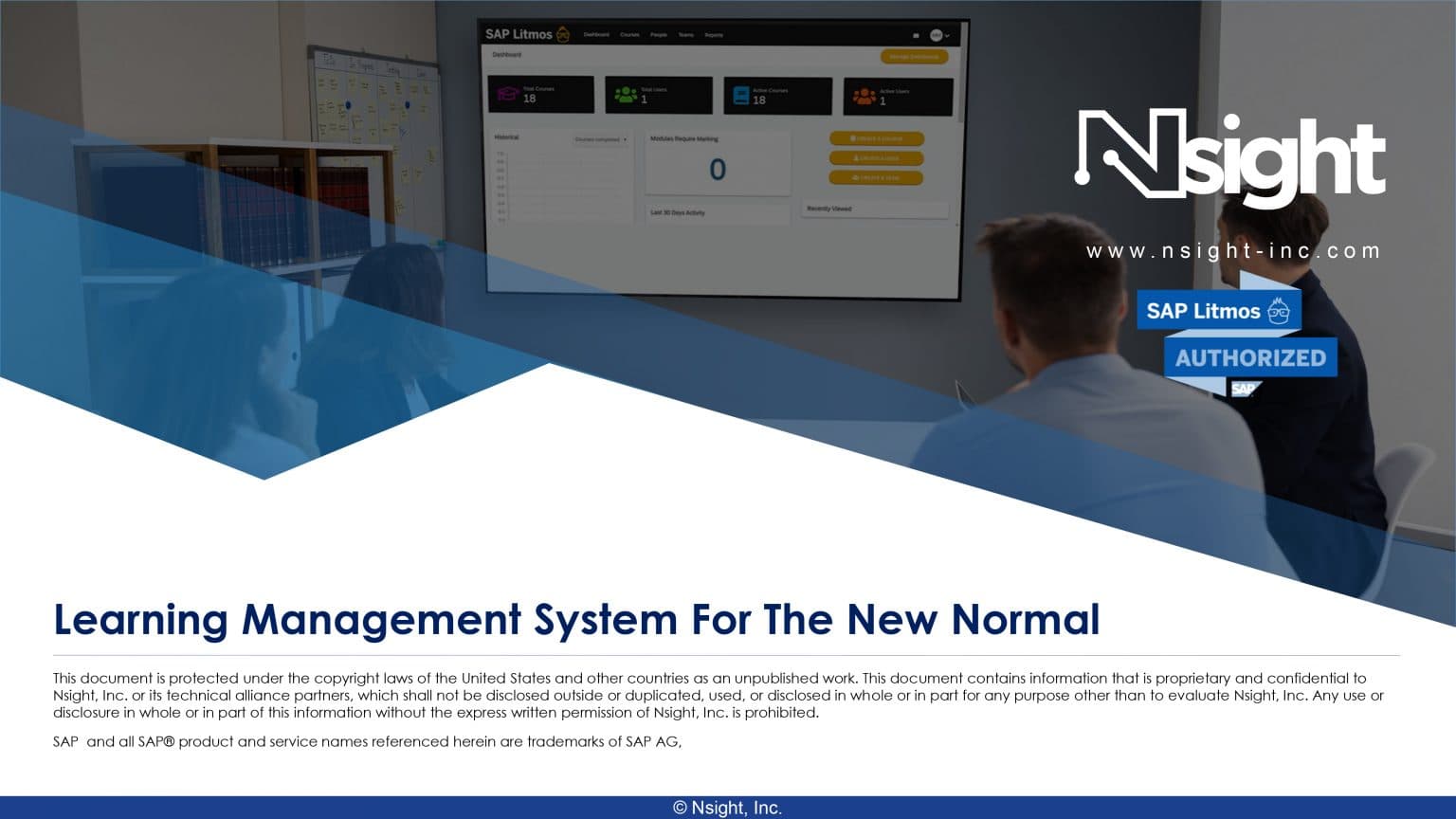Returning to Work: Learning Management System for the new normal