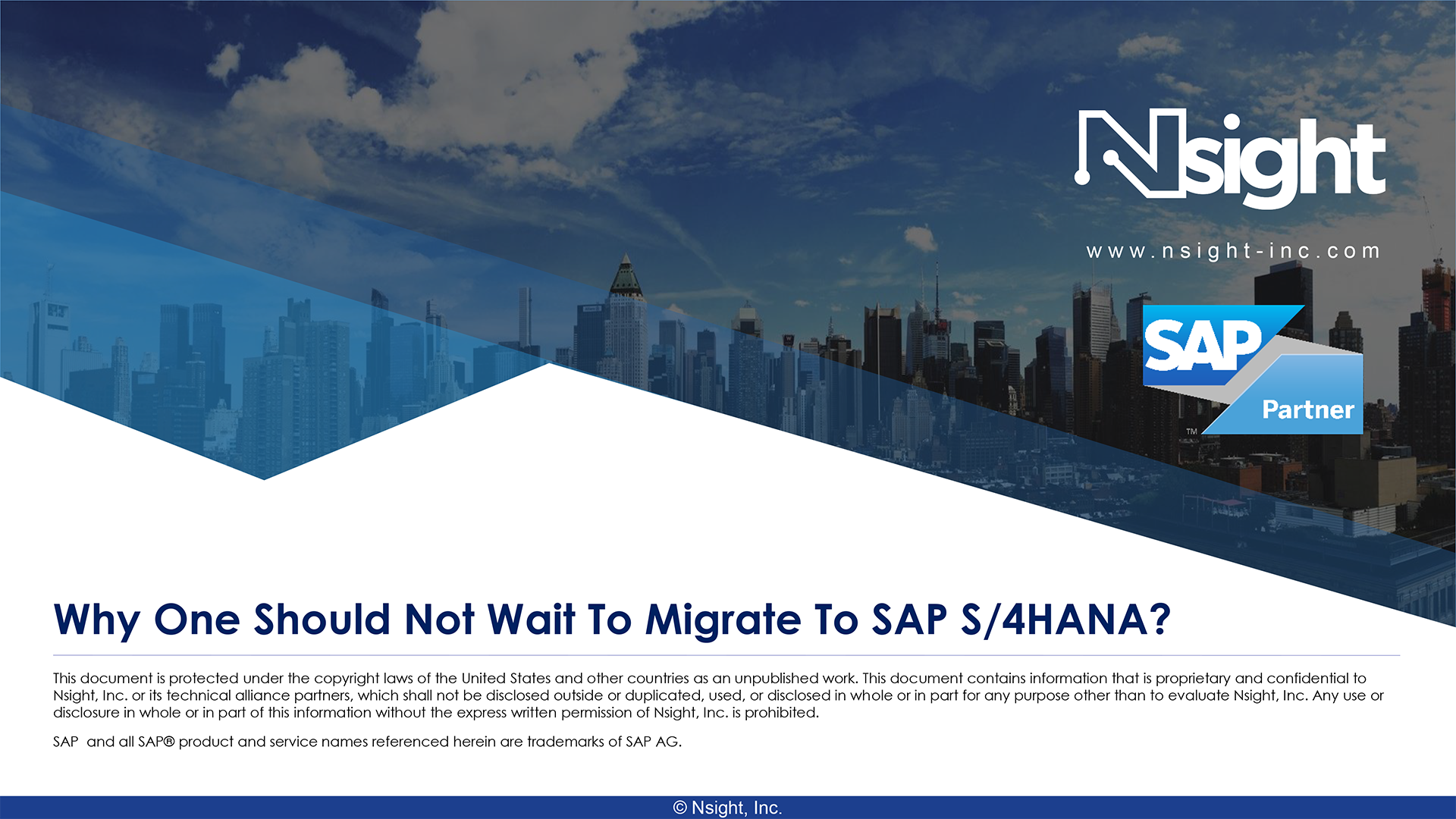 Why should one not wait to migrate to SAP S/4HANA?