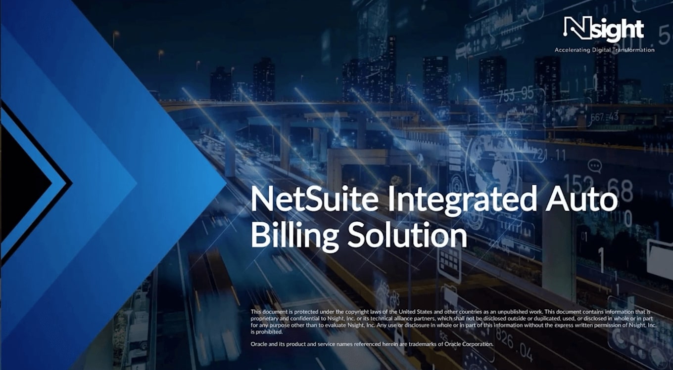 Take your business to next level with NetSuite Integrated Auto Billing Solution